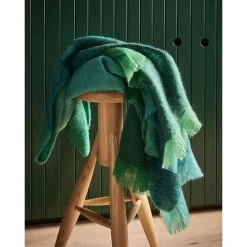 Emerald Mohair Throw Rug By St Albans -Bedding Store emerald mohair throw rug by st albans 3