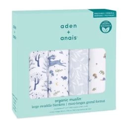 Outdoors Organic 4-pack Swaddles By Aden And Anais -Bedding Store etwet 1
