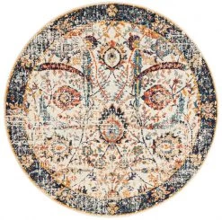 Evoke 255 Ivory Round By Rug Culture
