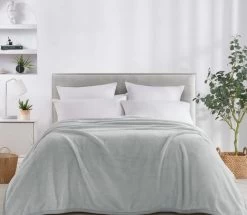 Scarborough 210cm X 220cm Mink Blanket 22 Scarborough 210cm X 220cm Mink Blanket -Bedding Store fdfds