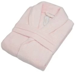 550GSM Soft Pink Luxury Egyptian Cotton Terry Toweling Bath Robe