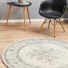 Century 977 Silver Round By Rug Culture -Bedding Store fdfhdfx