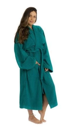 100% Combed Cotton Luxury Bathrobe Terry Towelling Bath Robe For Men Women -Bedding Store fgfghj