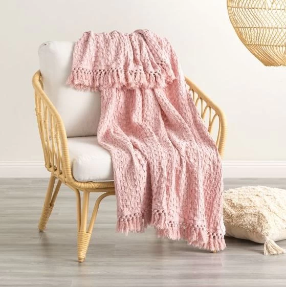 Alysian Washed Cotton Textured Throw By Renee Taylor 4 Alysian Washed Cotton Textured Throw By Renee Taylor - Image 2