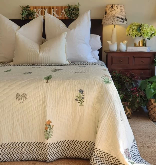 Botanical Garden Reversible Quilt By Kolka 4 Botanical Garden Reversible Quilt By Kolka - Image 2