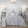 Florence Bedspread Set Grey By Bianca -Bedding Store florence bedspread set grey by bianca 1
