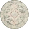 Avenue 701 Grey Round By Rug Culture -Bedding Store fs