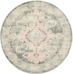 Avenue 701 Grey Round By Rug Culture