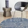 Mirage 351 Navy Round By Rug Culture -Bedding Store fs 7