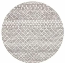 Oasis 454 Silver Round By Rug Culture -Bedding Store fsdgd