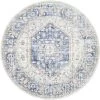 Mayfair Lorissa Blue Round By Rug Culture -Bedding Store fsdgsd
