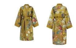 Partout Des Fleurs Gold Kimono Van Gogh Kimono Robes By Bedding House