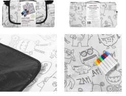 Dream Big Colour Me In Picnic Blanket By Happy Kids -Bedding Store gasdfgdf 2
