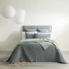 Diamante Mineral Vintage Stone Washed Cotton Reversible Quilted Coverlet Set By Renee Taylor -Bedding Store gfghjh