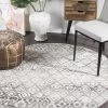 Oasis 451 Dark Grey Round By Rug Culture