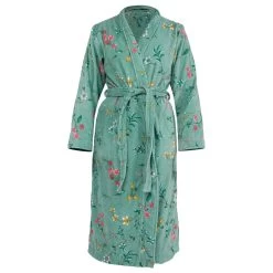 Les Fleurs Cotton Bathrobe By Pip Studio 18 Les Fleurs Cotton Bathrobe By Pip Studio -Bedding Store green 1