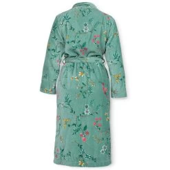 Les Fleurs Cotton Bathrobe By Pip Studio 19 Les Fleurs Cotton Bathrobe By Pip Studio -Bedding Store green 2