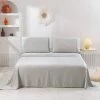 400TC Natural Dove Grey Bamboo Sateen Sheet Set -Bedding Store gsdg 3