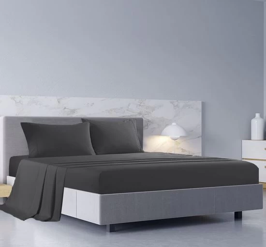 Balmain Pewter 1000TC Bamboo Cotton Sheet Sets By Royal Comfort 3 Balmain Pewter 1000TC Bamboo Cotton Sheet Sets By Royal Comfort