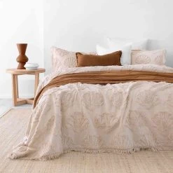 Hydra Pebble Coverlet Set By Bambury