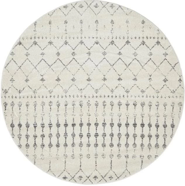 Chrome Elsa Silver Round By Rug Culture 3 Chrome Elsa Silver Round By Rug Culture