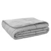 Anxiety Stress Insomnia Weighted Blanket Adult Throws Full/Queen -Bedding Store light grey 2