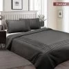 Linen Single Classic Pintuck Quilt Cover Set By Shangri-La