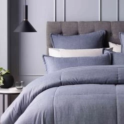 Maynard Blue Comforter Set By Bianca