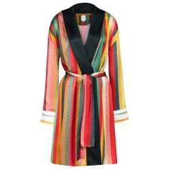 Nisha Jacquard Stripe Viscose Kimono By Pip Studio