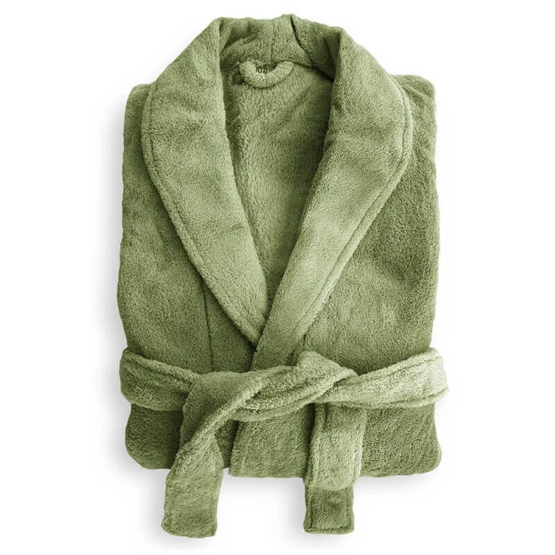 Microplush Robe Olive By Bambury 3 Microplush Robe Olive By Bambury