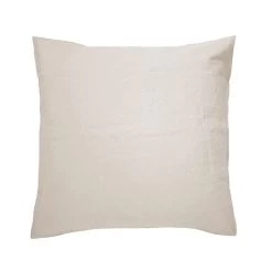 French Linen European Pillowcase By Bambury -Bedding Store pebble 8