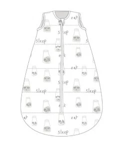 Studio Bag No Arms Cotton 0-6m My First 2.5 Tog Milk Bottles By Baby Studio