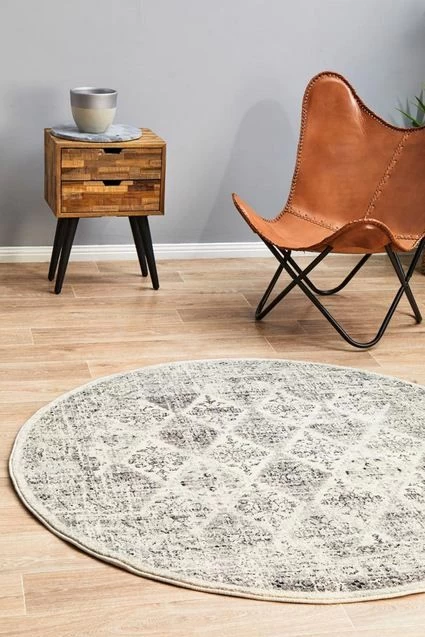 Century 988 Blue Round By Rug Culture 3 Century 988 Blue Round By Rug Culture