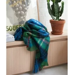 Mohair Knee Anicent Urquhart Throw Rug By St Albans -Bedding Store rstsg