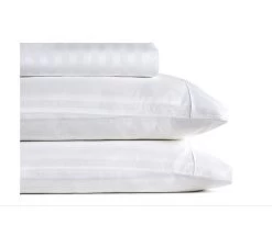 Damask Double Stripe Cotton Blend 3-Piece Sheet Set By Royal Comfort 9 Damask Double Stripe Cotton Blend 3-Piece Sheet Set By Royal Comfort -Bedding Store rtsete