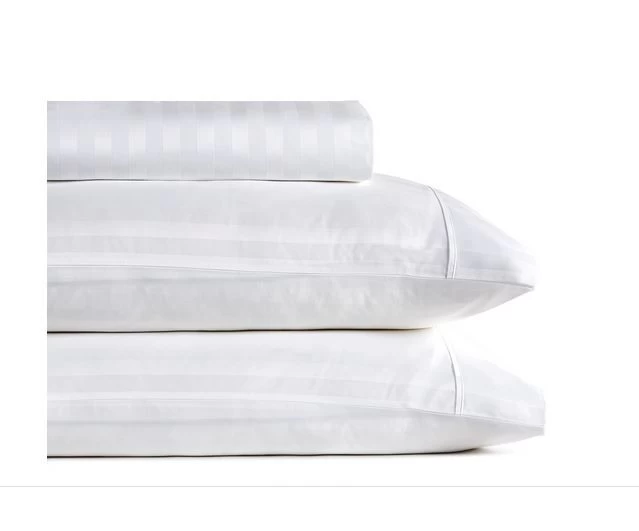 Damask Double Stripe Cotton Blend 3-Piece Sheet Set By Royal Comfort 6 Damask Double Stripe Cotton Blend 3-Piece Sheet Set By Royal Comfort - Image 4