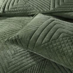 Samatra Olive Coverlet Set By Bianca -Bedding Store samatra coverlet set olive by bianca 3