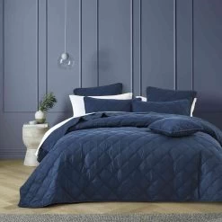 Barclay Navy Coverlet Set By Bianca