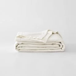 Australian Washable Alabaster Wool Blanket By Sheridan