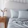 2500TC Silver Cotton Rich Sheet Set By Accessorize -Bedding Store silver 5 23