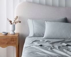 2500TC Silver Cotton Rich Sheet Set By Accessorize