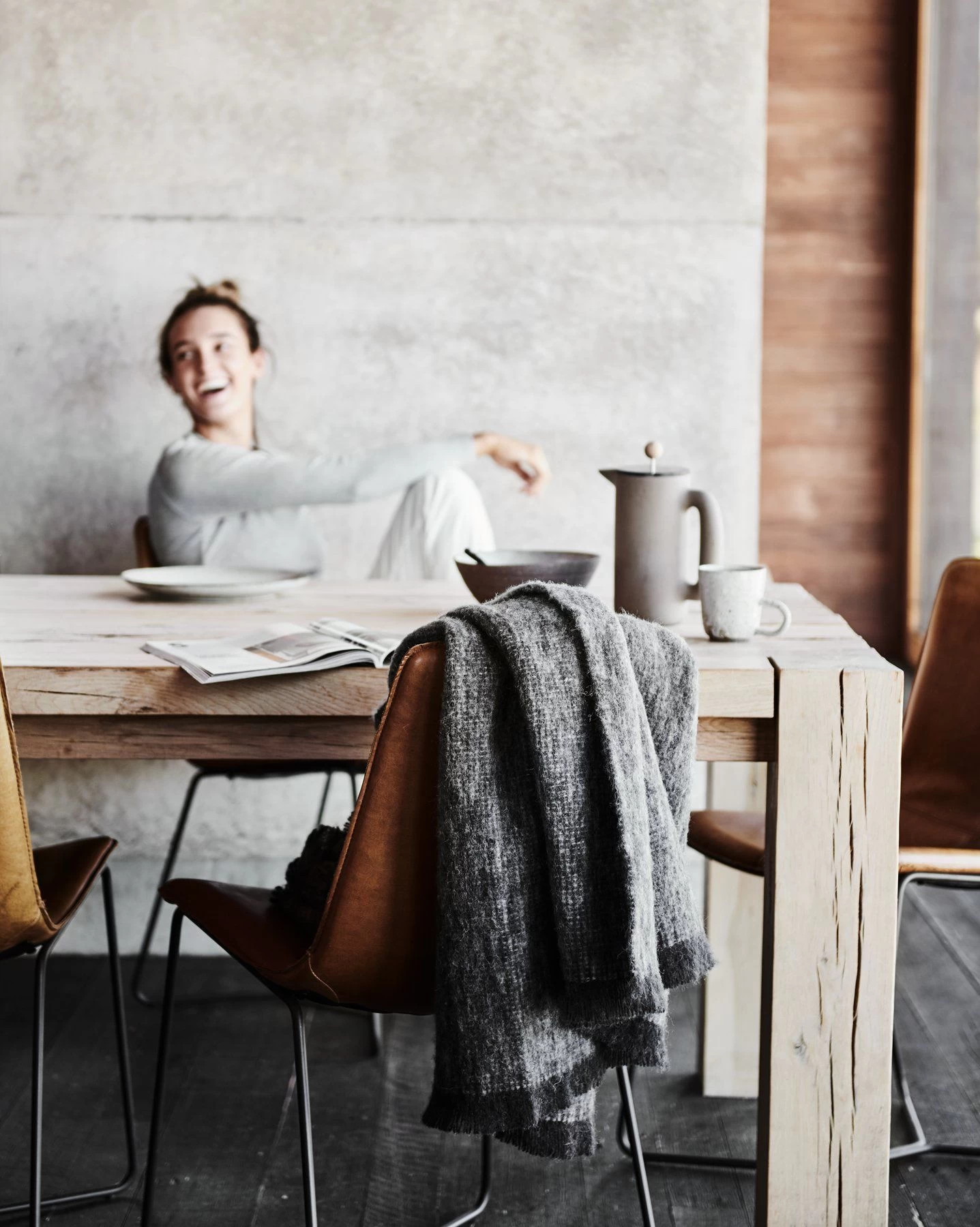 Pepper Alpaca Throw Rug By St Albans 5 Pepper Alpaca Throw Rug By St Albans - Image 3