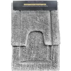 2 Piece Bath Mat Sets 2200 GSM By Renee Taylor -Bedding Store vapour 13