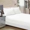 White 1000TC Ultra Soft Fitted Sheet & 2 Pillowcases Set By Fabric Fantastic -Bedding Store white 1000tc ultra soft