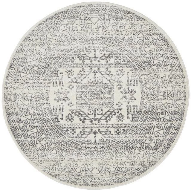 Chrome Addison Silver Round By Rug Culture 3 Chrome Addison Silver Round By Rug Culture