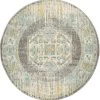 Century 944 Grey Round By Rug Culture -Bedding Store zcxvb